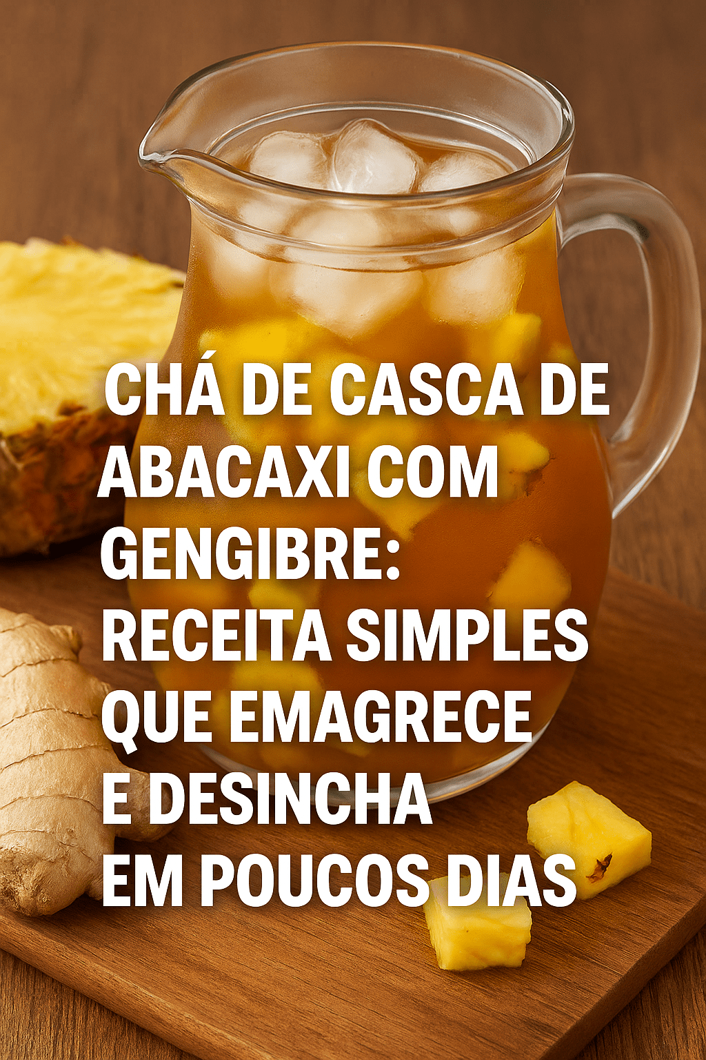 Chá de Casca de Abacaxi com Gengibre: Receita Simples que Emagrece e Desincha em Poucos Dias