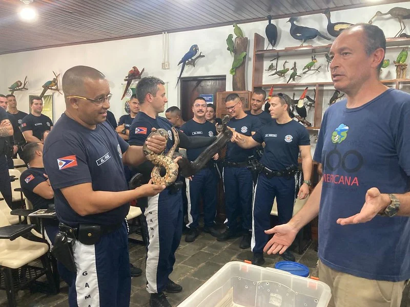 Novos guardas municipais de Americana recebem treinamento sobre manejo de animais silvestres - Notícias de Americana