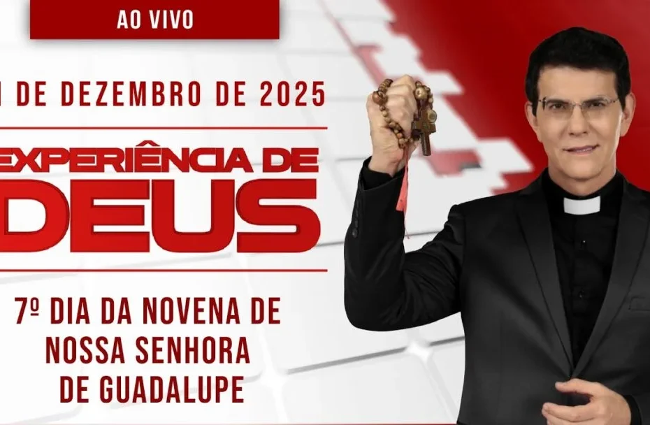 Transmissão do 7º dia da 'Novena de Nossa Senhora de Guadalupe' com Padre Manzotti nesta quinta-feira, às 10h - Todo Dia