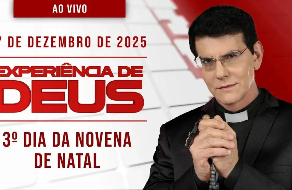 Acompanhe o 3º dia da 'Novena de Natal' com Padre Manzotti nesta quarta-feira, às 10h - Todo Dia